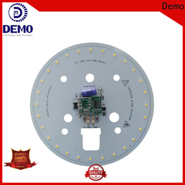 Demo dual led module lights bulk production for bulb