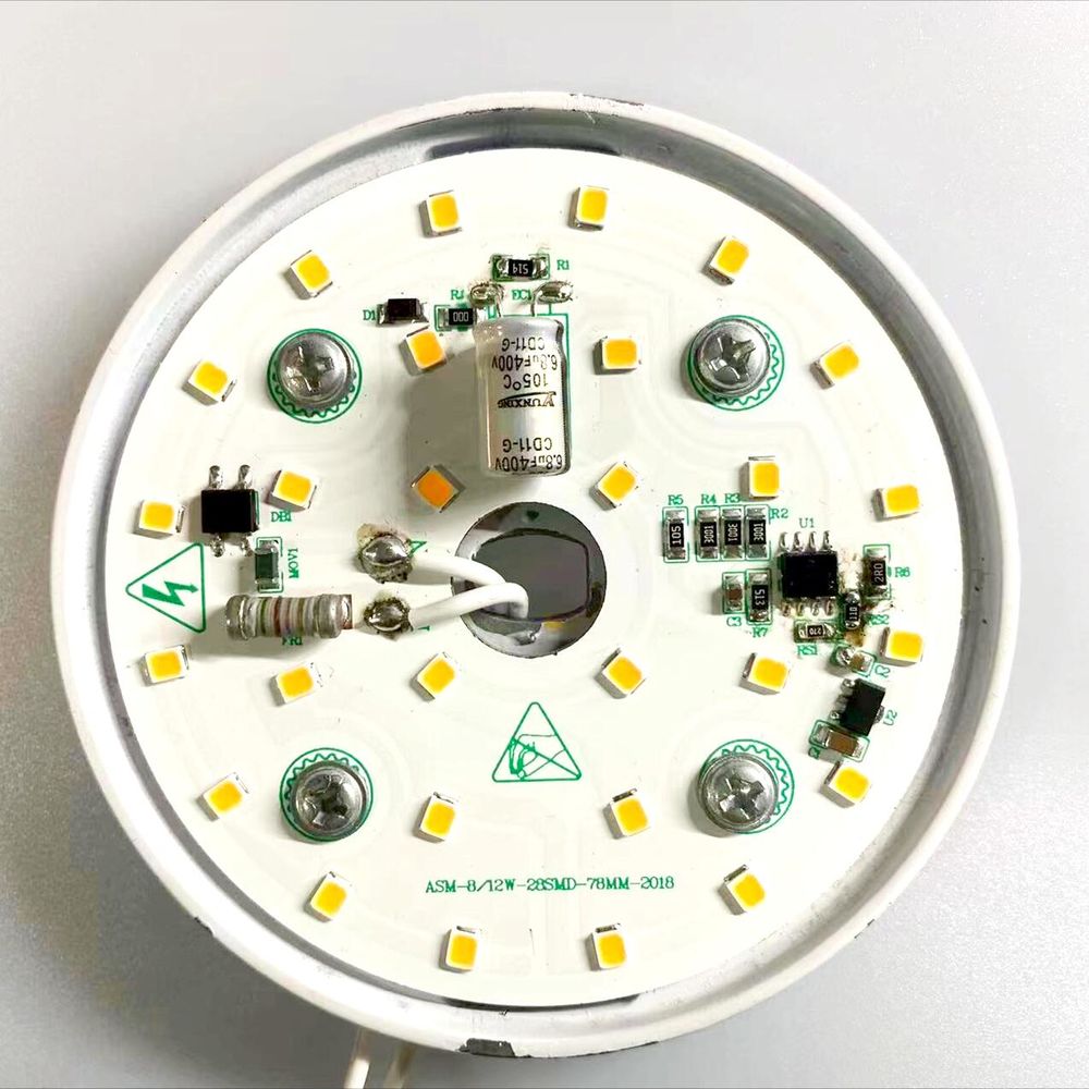 8W -12W 230V Customized High Intensity Triac Dimmable Round Aluminum Substrate DOB module For Ceiling