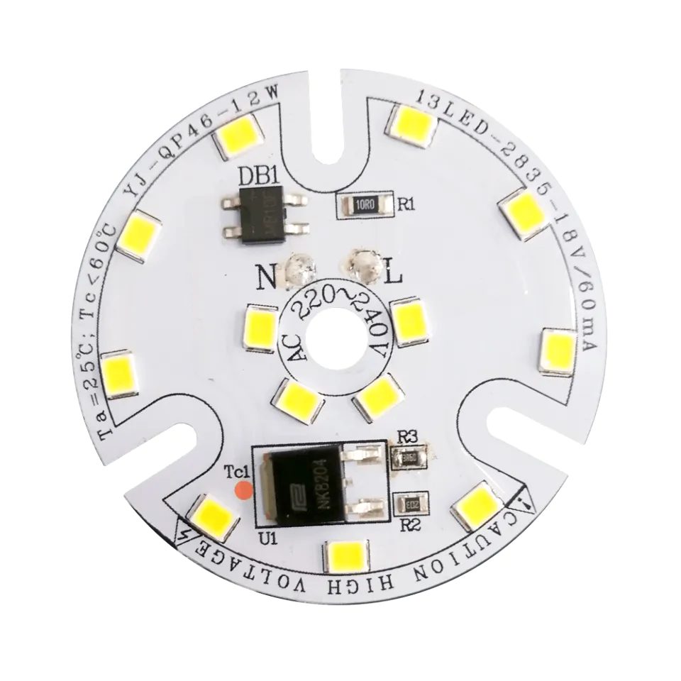CE & LVD & C-Tick Certified 3 Years Warranty 46mm Diameter 100LM/W Ra80 12W 2835 LED Bulb Module