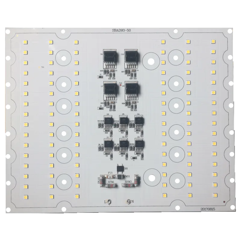 0.95PF 7-stage 4kV Breakdown Voltage 50W 220V AC LED LED Module DOB LED PCB PCBA for LED Floodlight