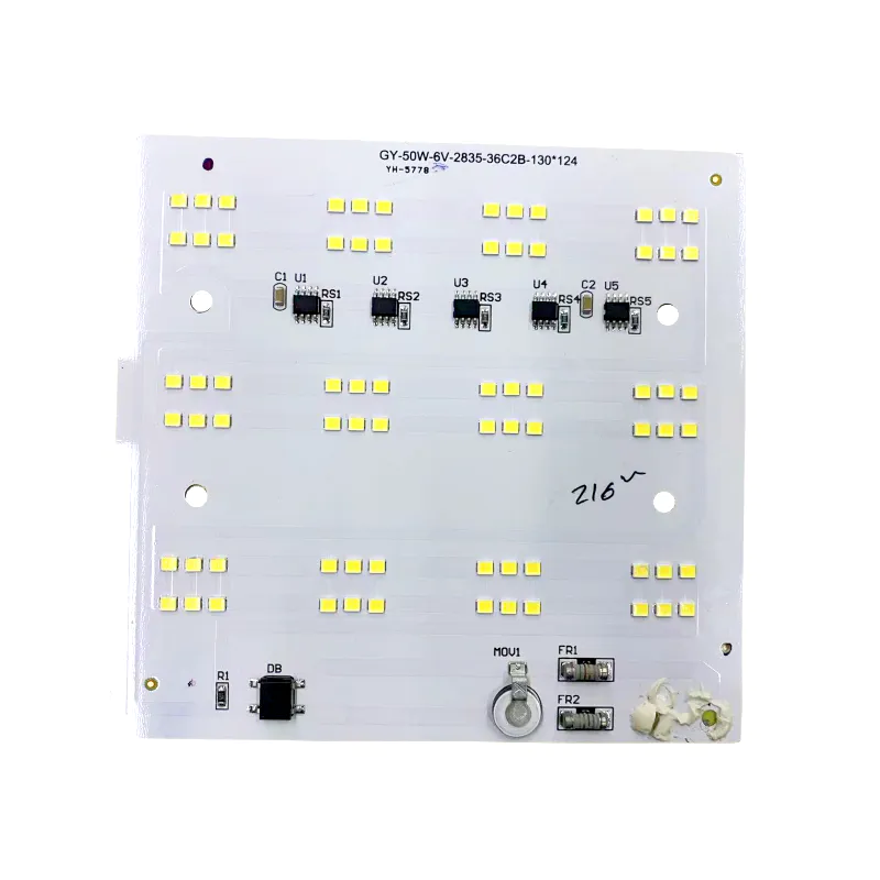 230V High PF >0.85 DOB LED PCB 6500K 2835 SMD LED Chip Board 50w for LED Floodlight