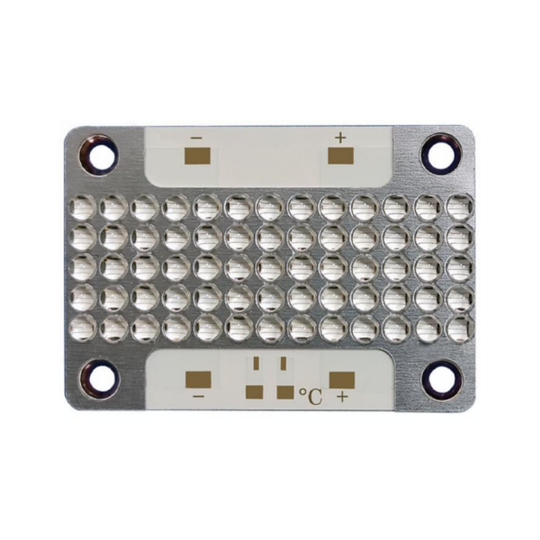 200W 48*33mm 30/60deg 13-15W/cm² UVA Emitting Diode Module COB UV LED Module For Curing System
